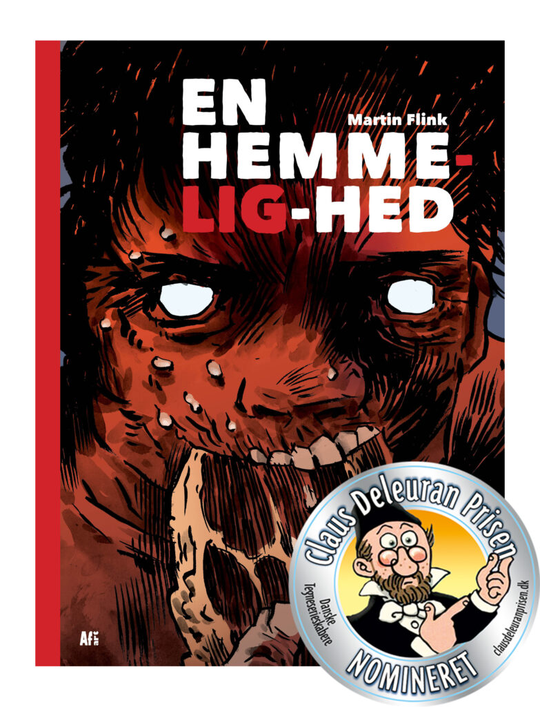 En Hemmelighed, forside, cover, claus deleuran prisen, nomineret.